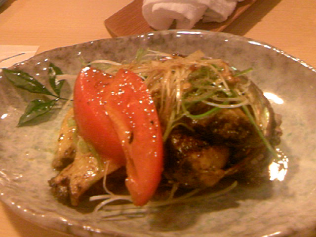 黒鮑バター焼き